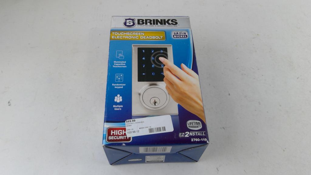 Brinks Touchscreen Electronic Deadbolt