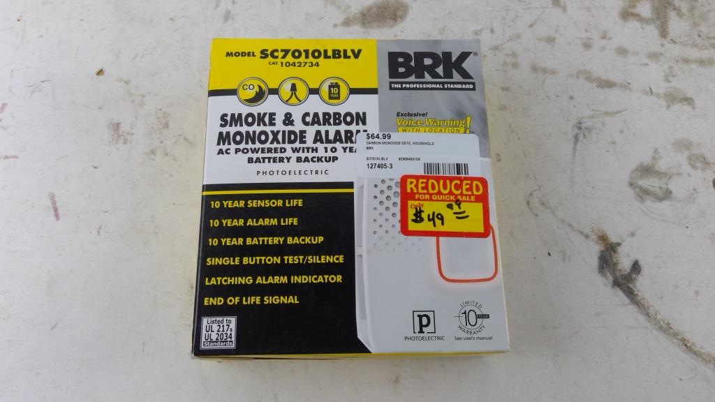 BRK Smoke & Carbon Monoxide Alarm
