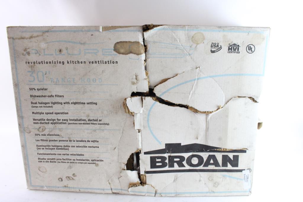 Broan Range Hood Property Room