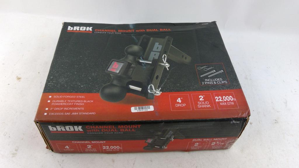 Brok Channel Mount With Dual Ball