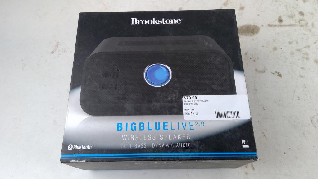 Brookstone Big Blue Live Wireless Speaker