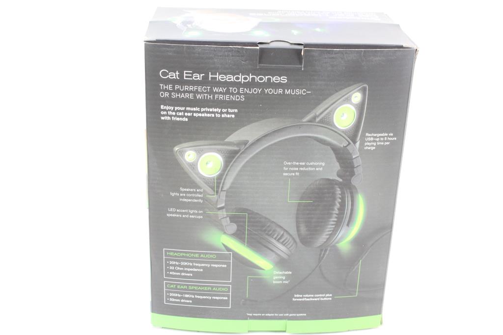 Brookstone Cat Ear Headphones Property Room