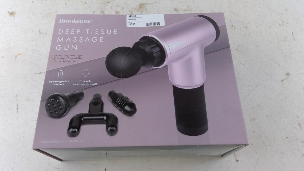 Brookstone Deep Tissue Massage Gun