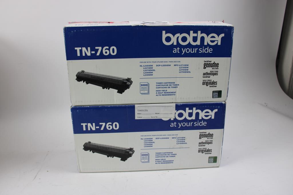Brother Ink TN-760, 2 Pieces | Property Room
