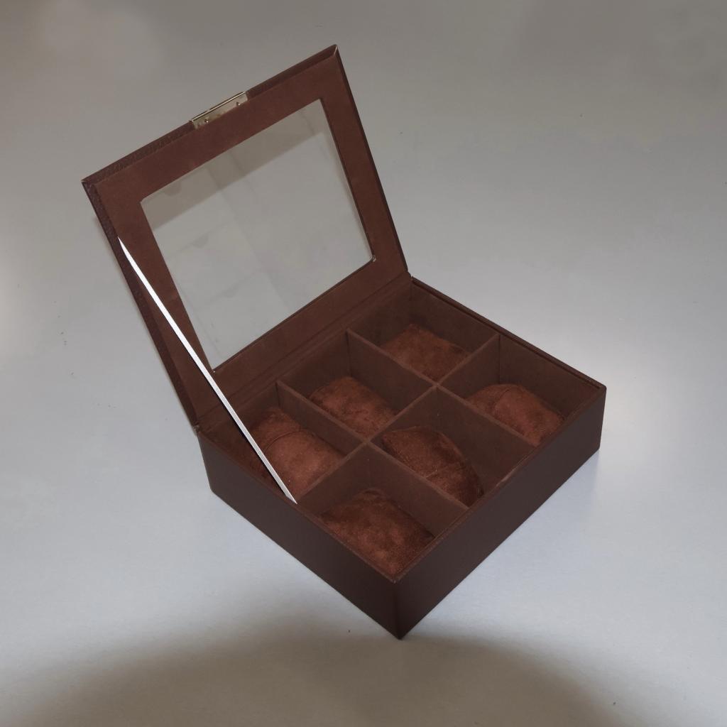 Brown Watch Display Case