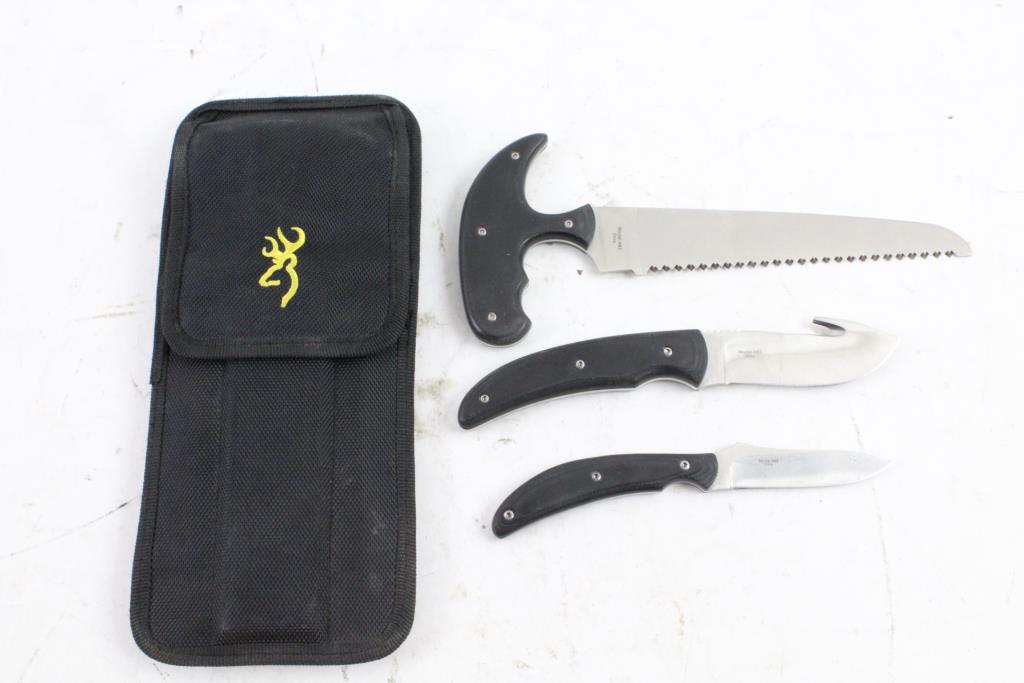 Browning Knives Deluxe Field Dressing Combo | Property Room Browning Knives Deluxe Field Dressing Combo | Property Room