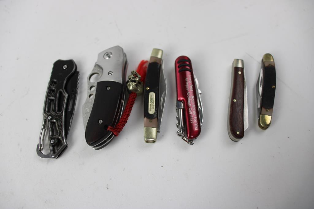 Buck, Kershaw, Klein Tools, Husky, And More Folding Knives, 14 Pieces