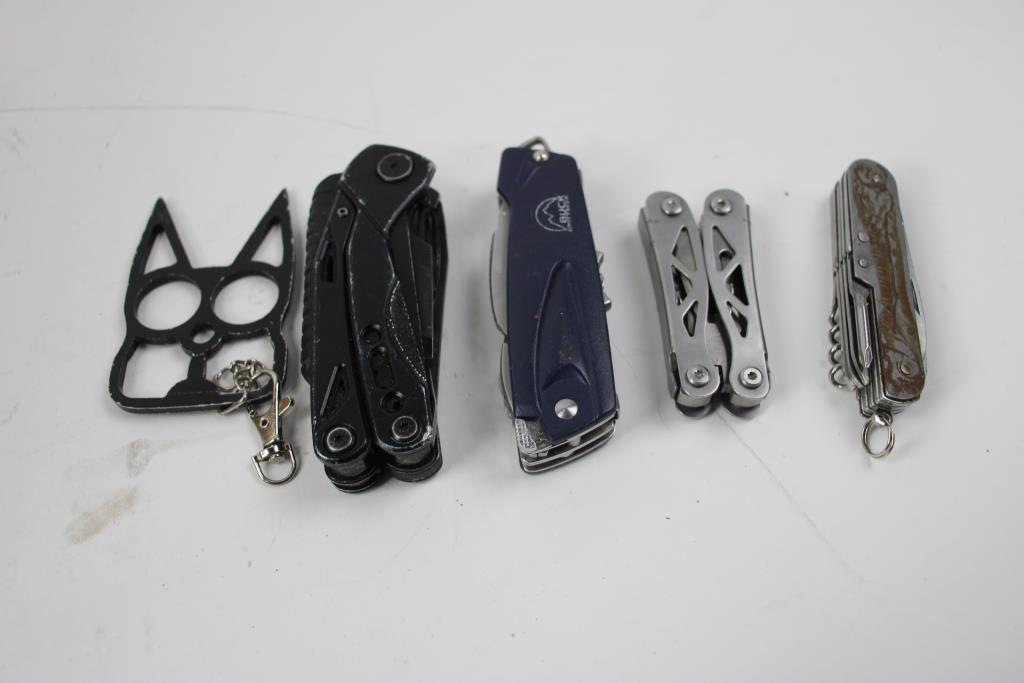 Buck Whittaker, Swiss Army, And More Knives, 11 Pieces