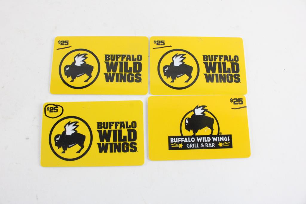 Buffalo Wild Wings Gift Card Property Room