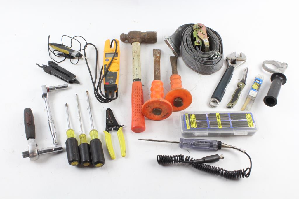 Bulk Hand Tools In DeWalt Tool Bag Property Room