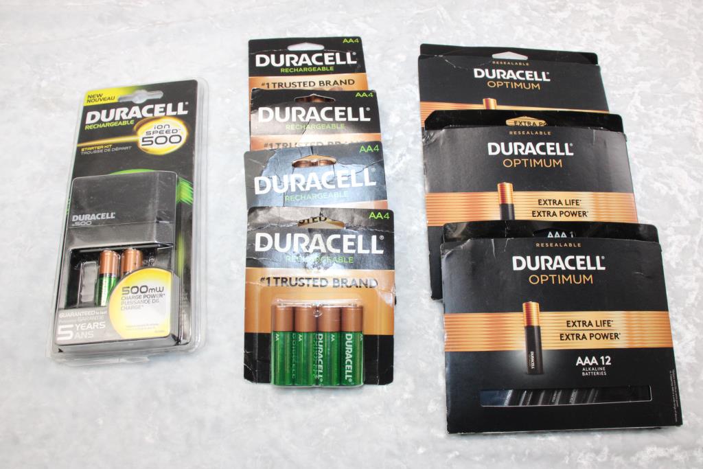 Bulk Lot Batteries And Charger Property Room