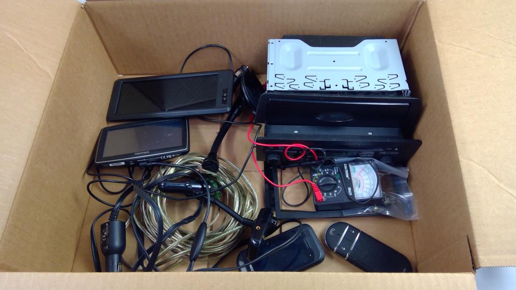 Bulk Lot Car Stereo, Zebra, Tomtom Camera, Voice Command And More