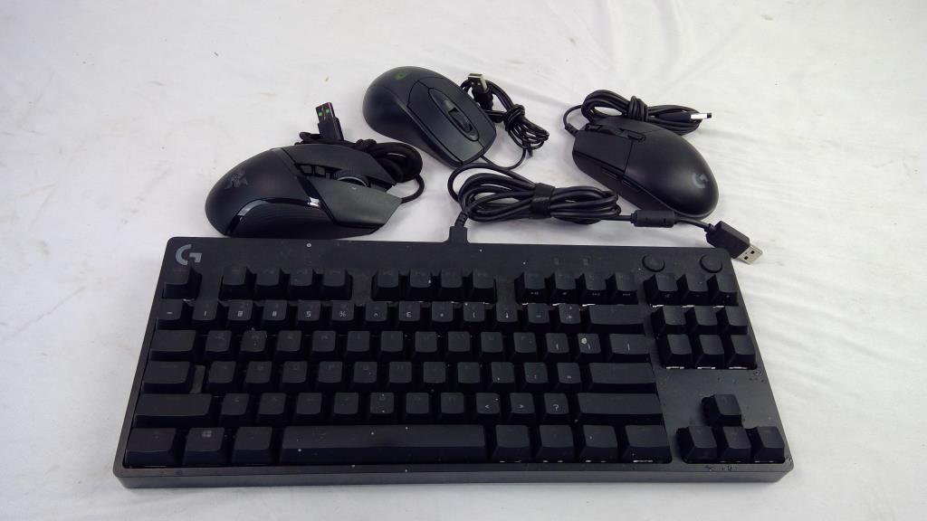 Bulk Lot Mouses And Keyboard