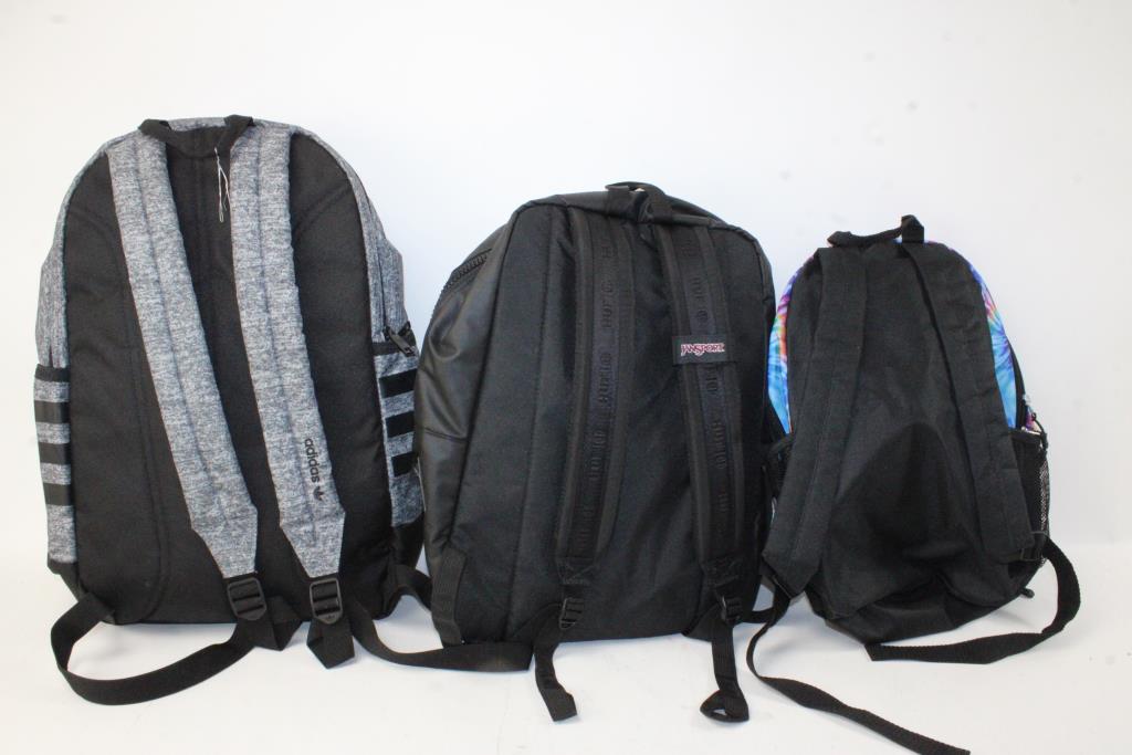Bulk Lot Of Branded Backpacks And Bags, 7 Pieces Property Room