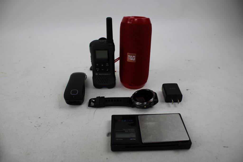 Bulk Lot Speaker, Headphones, Cables , Mini Scale And More