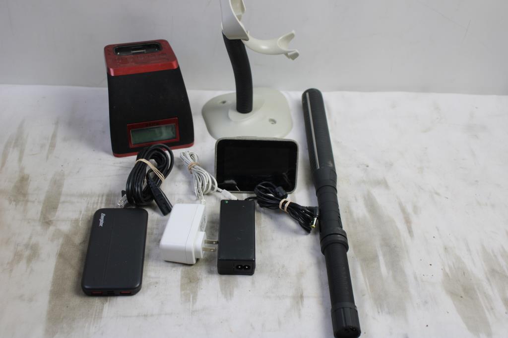 Bulk Lot, Speakers, Flashlight, Lightning Cable And More