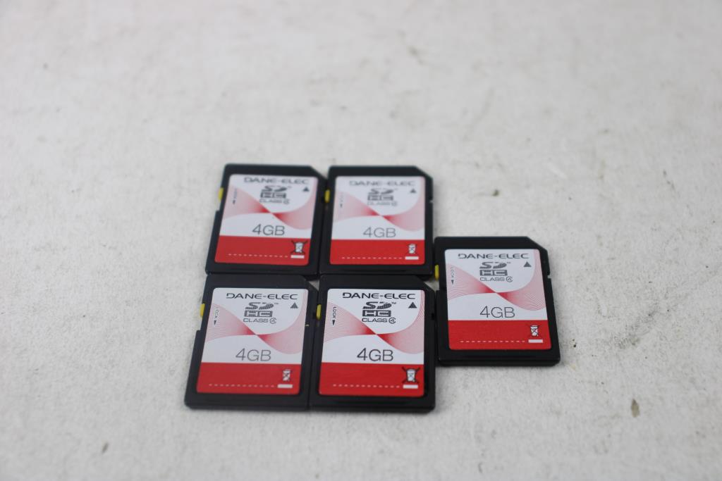 Bulk SD Cards, 8 Pieces