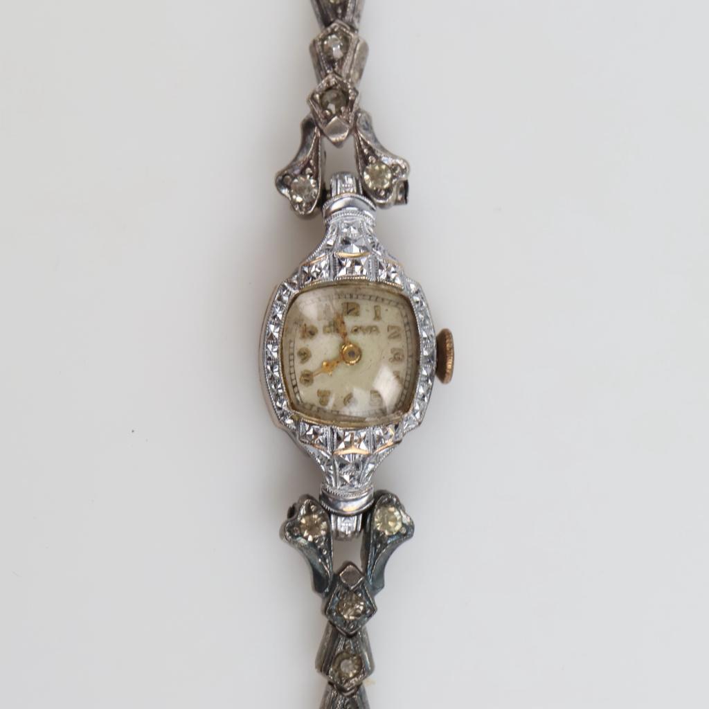 Bulova 10kt GF And Silver Watch