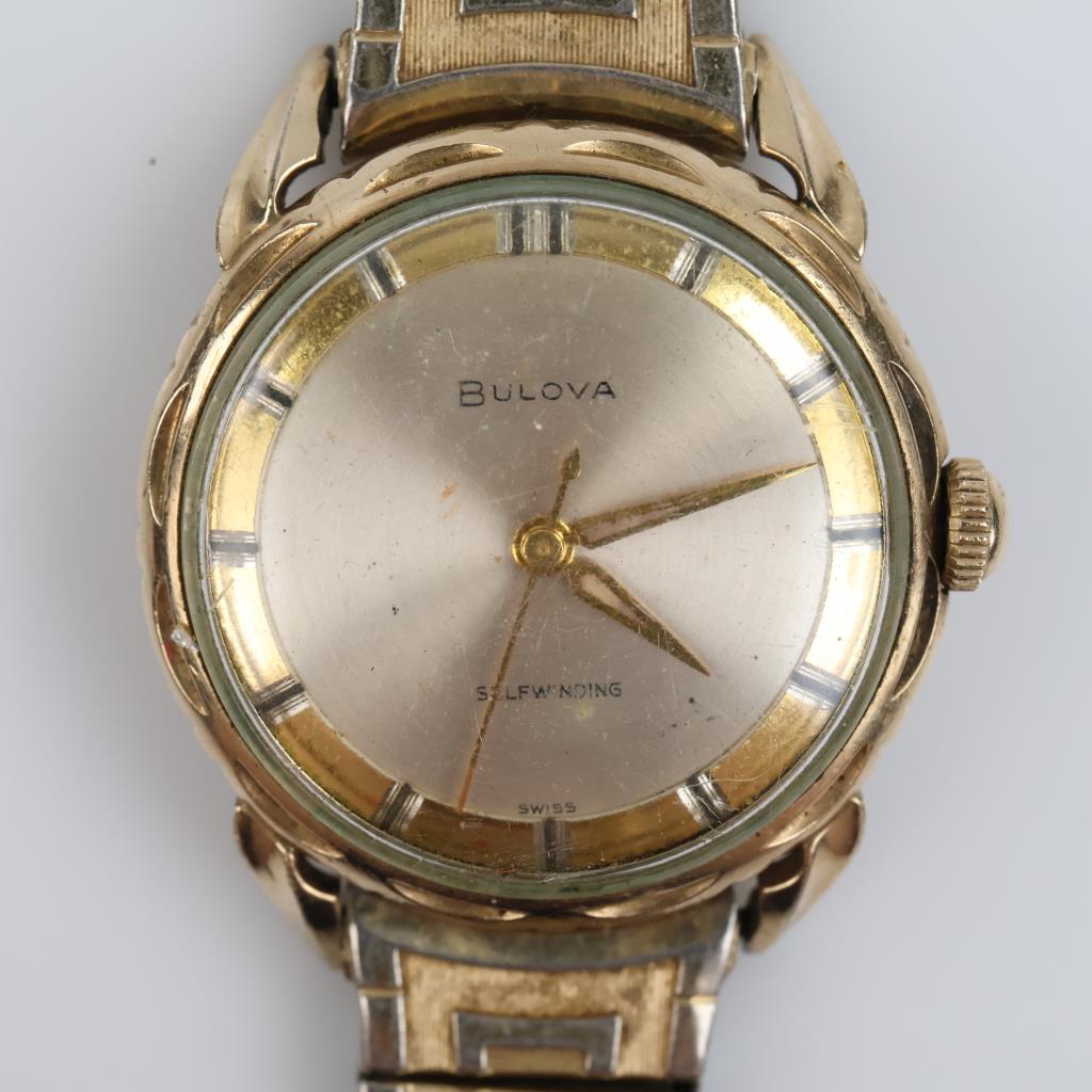 Bulova 10kt RGP Self Winding Watch