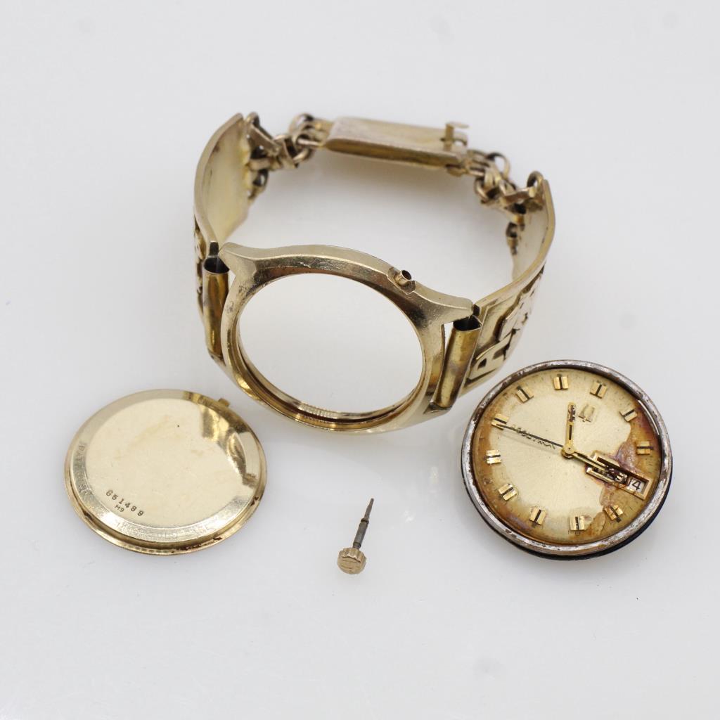 Bulova Accutron 14kt Gold Watch-Evaluated By Our Certified Gemologist-AGS/GIA