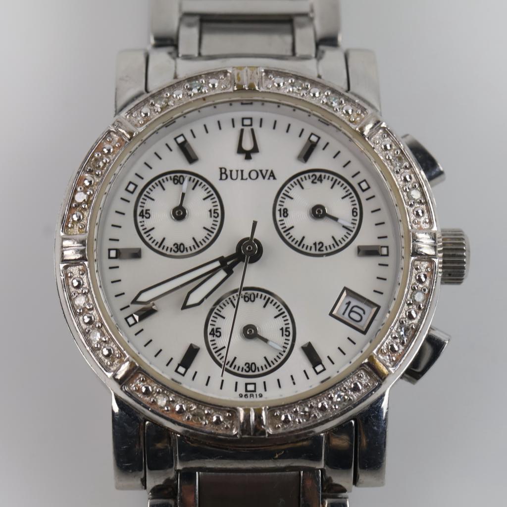 Bulova Diamond Bezel Watch