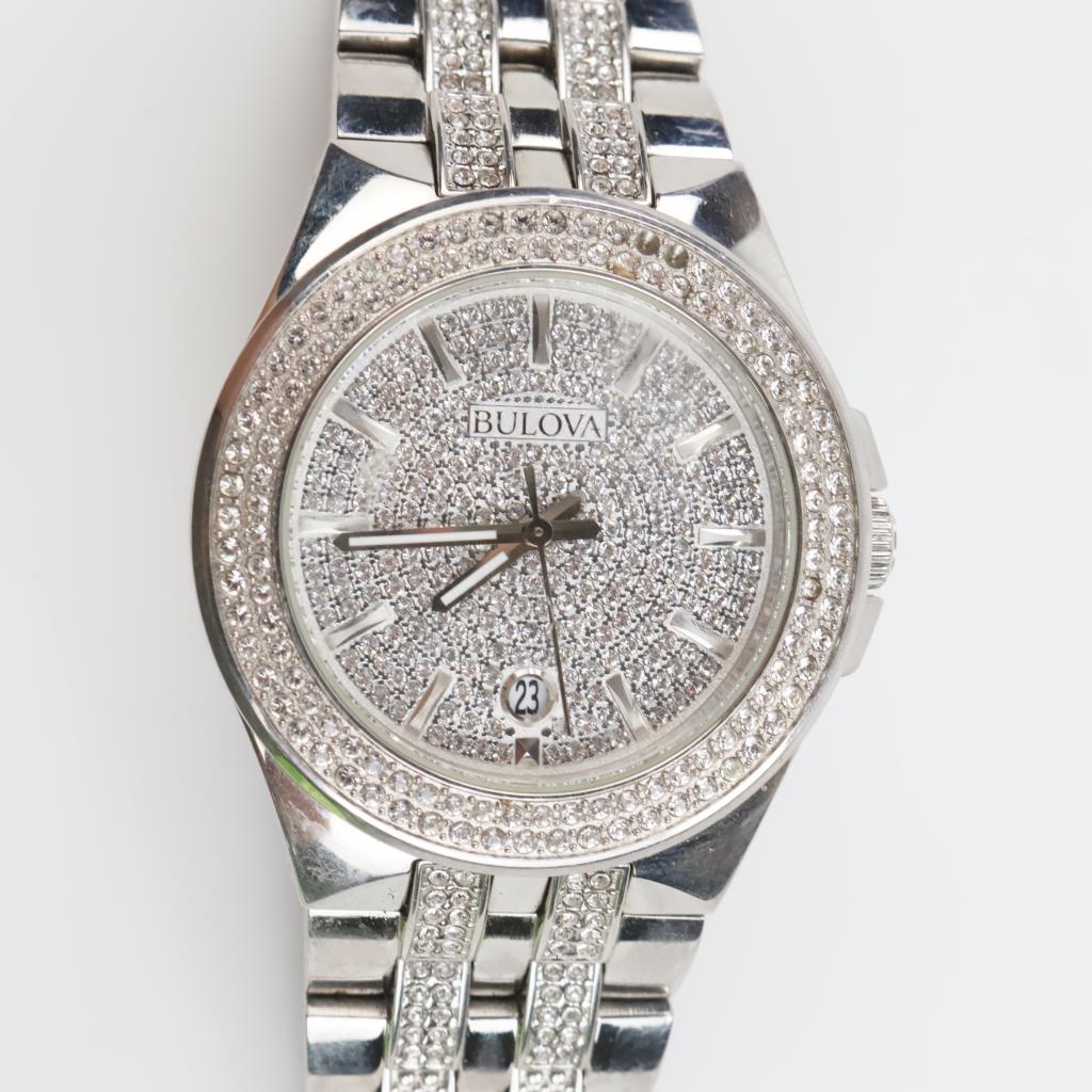 Bulova Phantom Clear Stone Watch