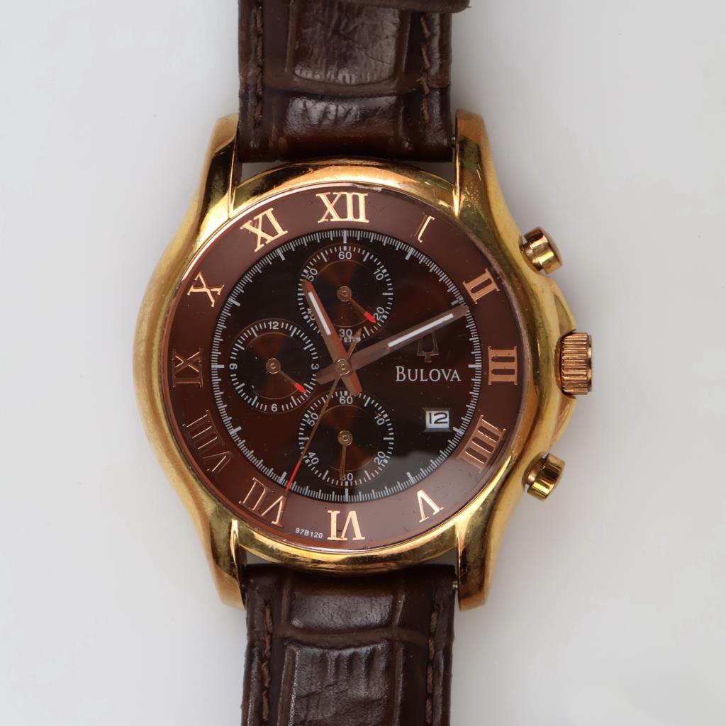 Bulova Quartz Chronograph Watch