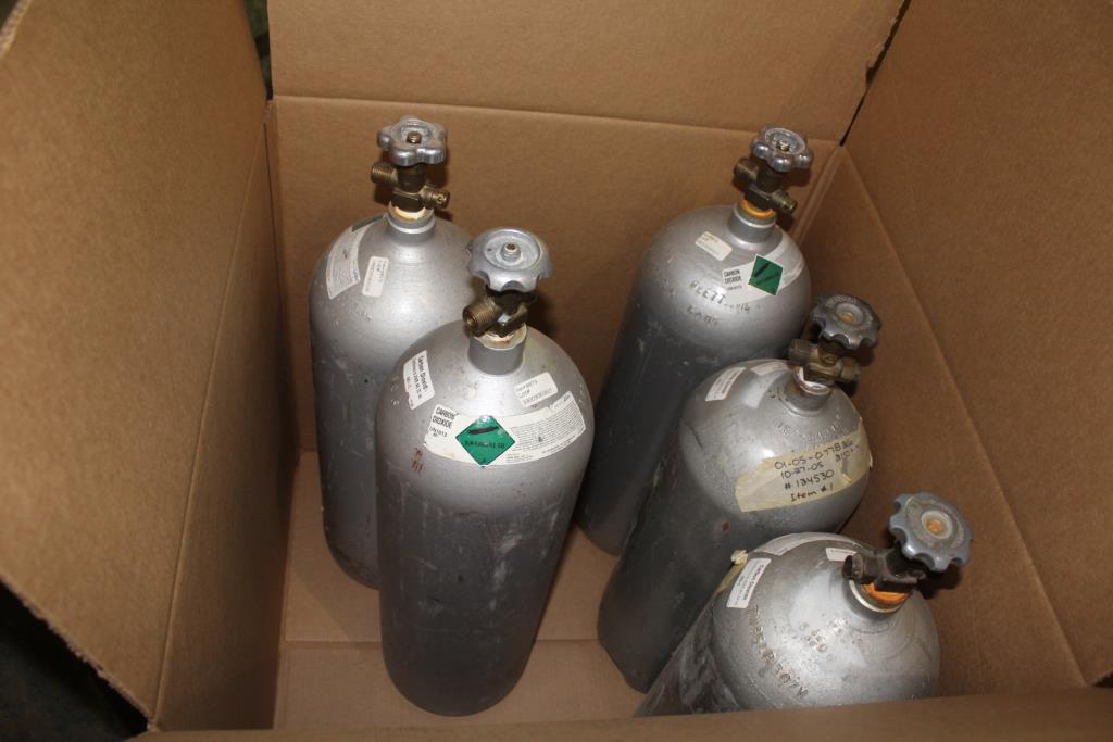 C02 Tanks, 6 Items Property Room