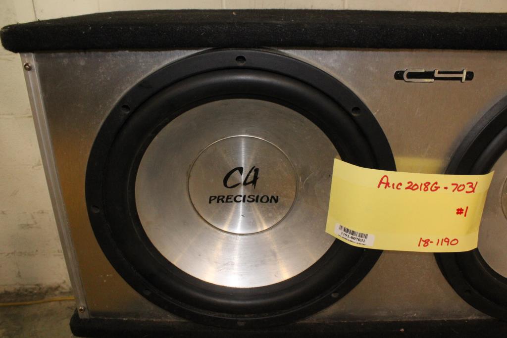 C4 Car Subwoofers | Property Room
