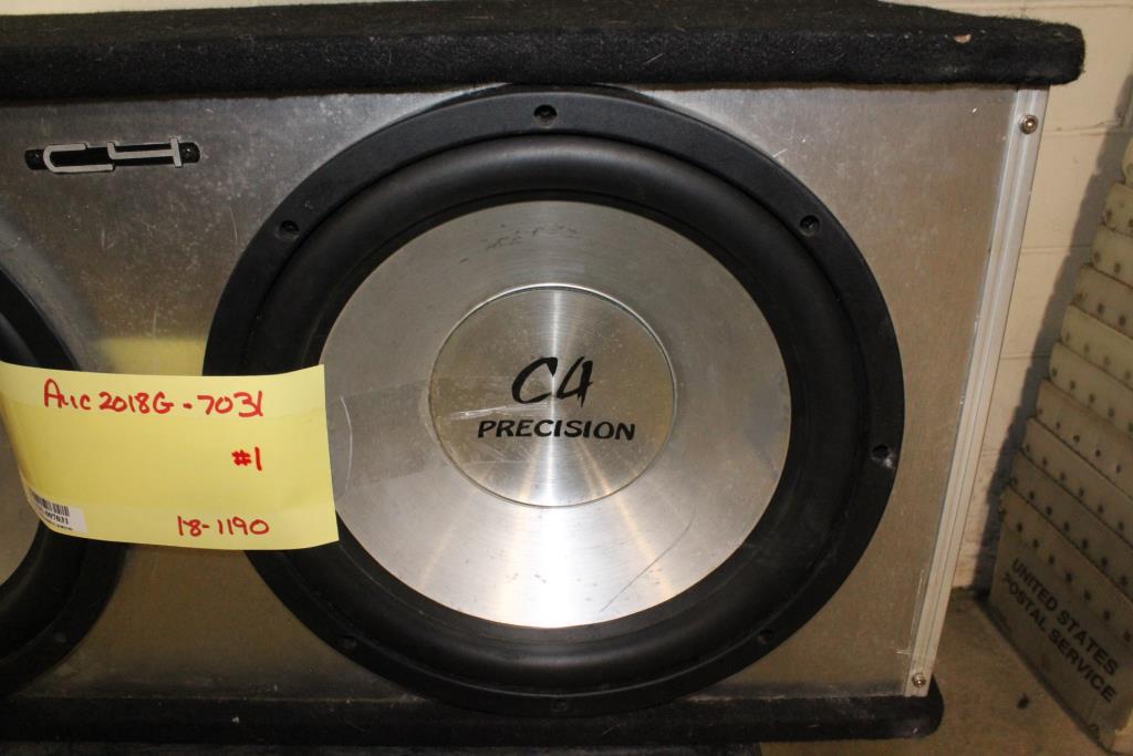 C4 Car Subwoofers | Property Room