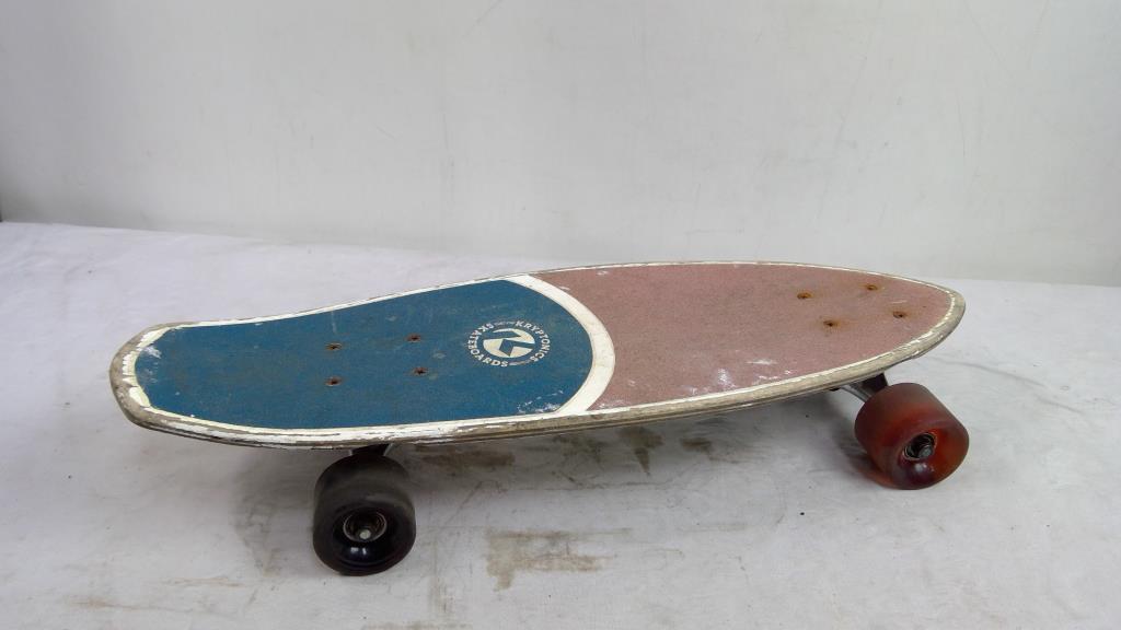 California Kryptonics Skateboard, Pink/Blue