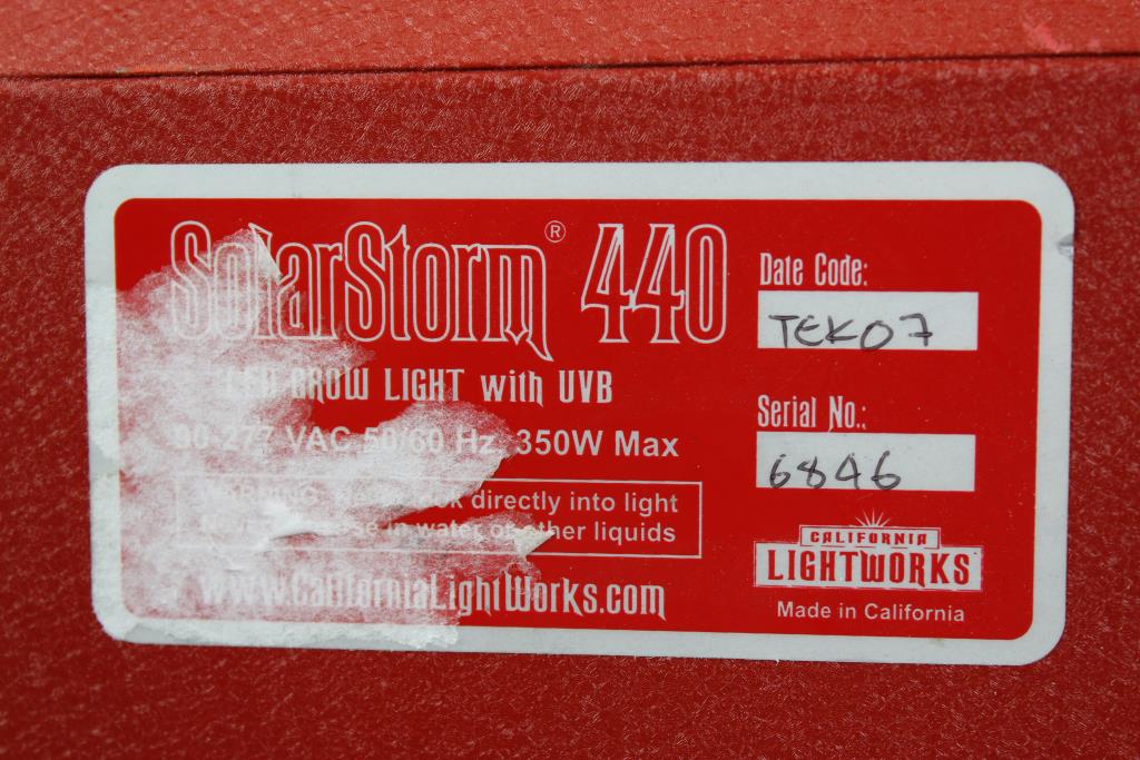 California Lightworks Solarstorm Solar Storm 440 Led Grow ...