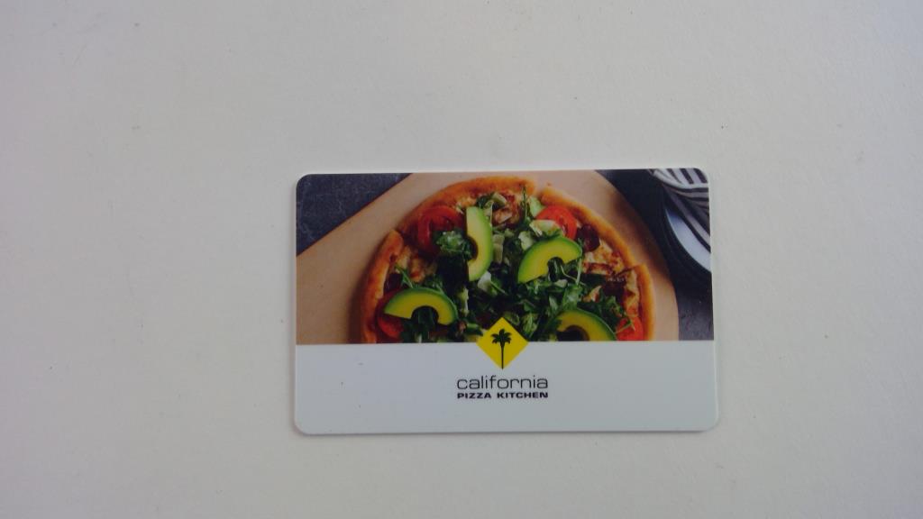 California Pizza Kitchen Gift Card Property Room