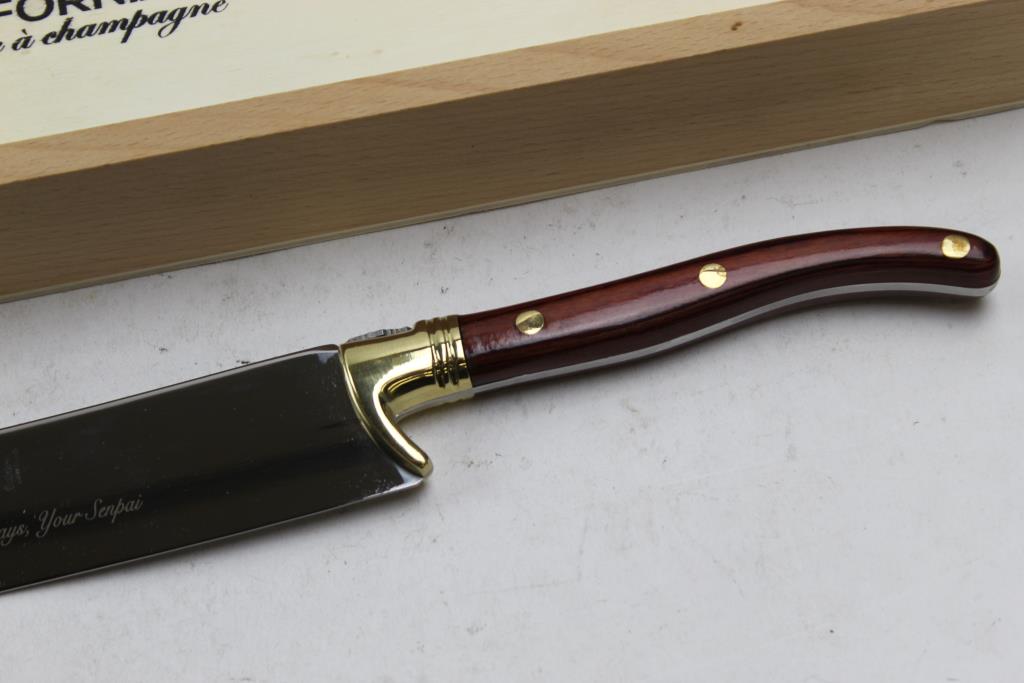 California Sabre A Champagne Fixed Blade Knife Property Room