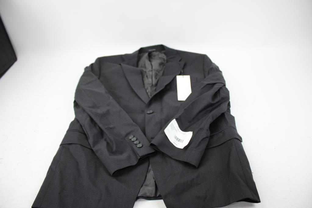Calvin Klein, Black, Blazer, Size 42R, 36W