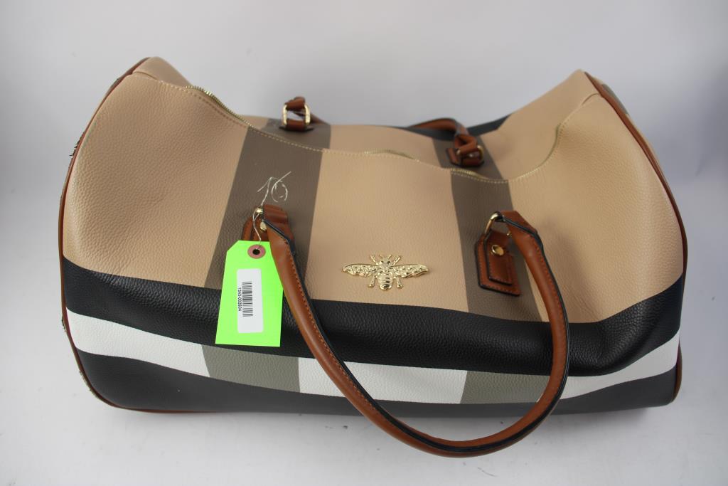 Calvin Klein Blue Tote Bag, Rolling Luggage, 2 Pieces