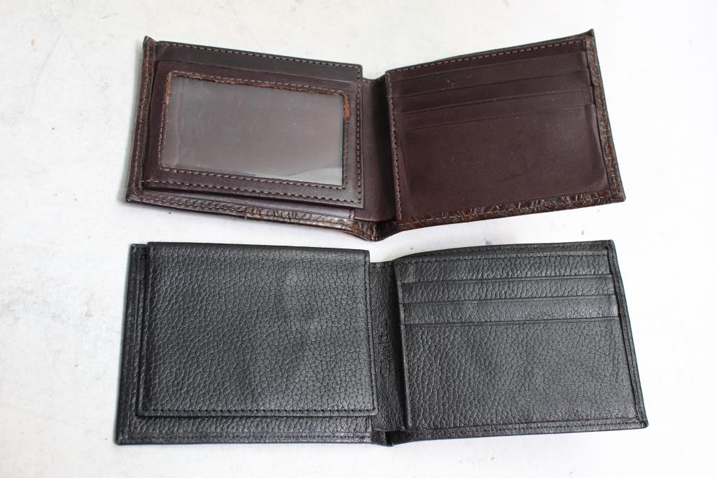 Calvin Klein, King Ranch Wallets And Glove Unknown Brand 3 Pieces