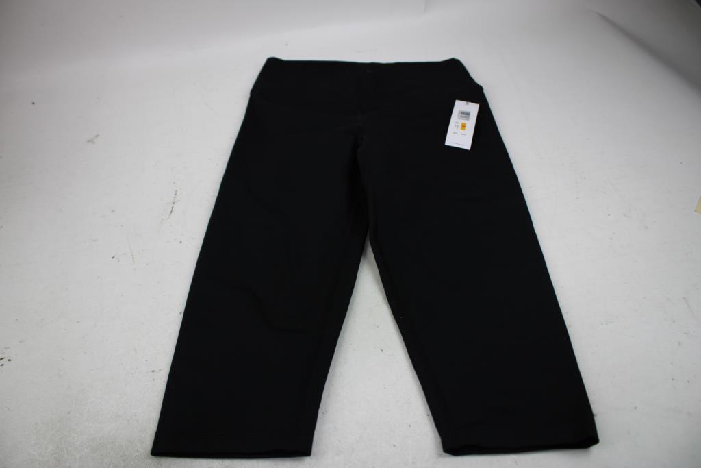 Calvin Klein Performance Cropped Leggings, Black, Size Small