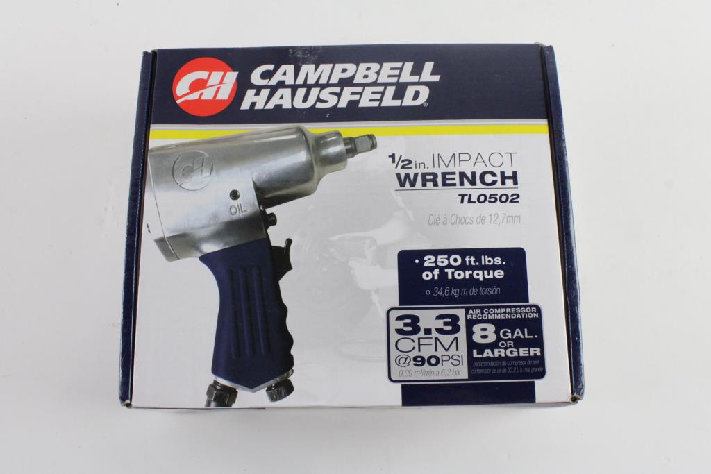 Campbell And Hausfeld 1/2" Impact Wrench For Compressors Property Room