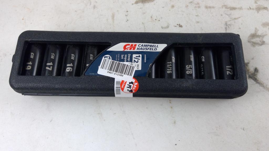 Campbell Hausfeld 1/2" Depp Socket Impact Set