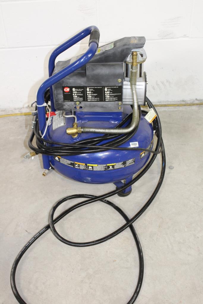Campbell Hausfeld 6 Gallon Air Compressor Property Room