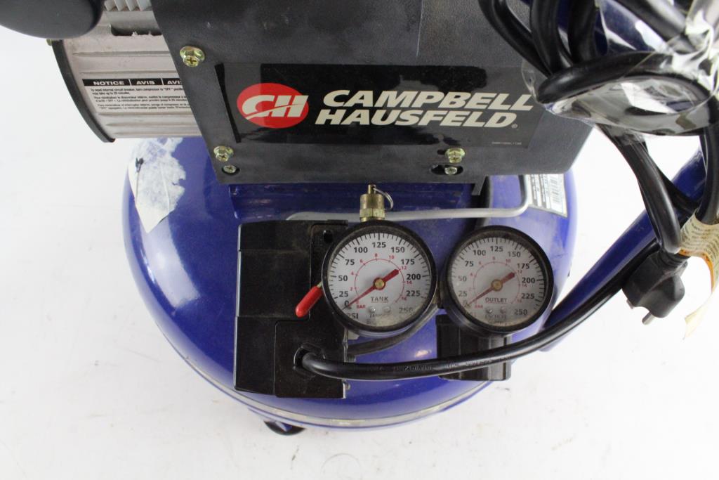 Campbell & Hausfeld, 6 Gallon Oilless Compressor Property Room