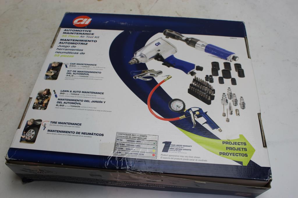 Campbell Hausfeld Automotive Maintenance Air Tool Kit Property Room