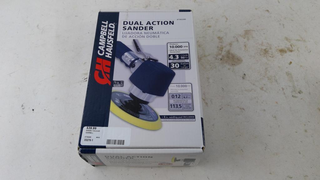 Campbell Hausfeld Dual Action Sander