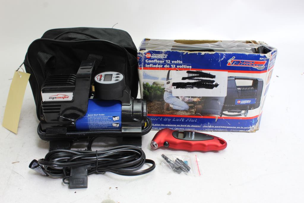 Campbell Hausfeld, Epauto Portable Air Compressors 2 Pieces Property Room