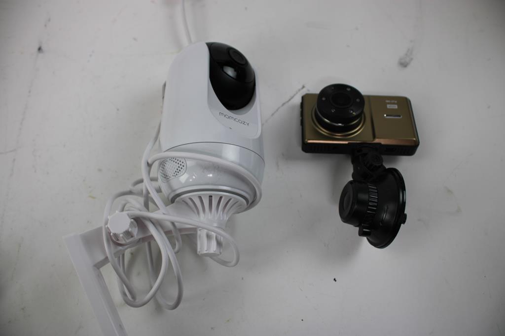 Canon FS100 Camrecorder, Pentax Optio S45, Momcozy Camera & More 4 Pieces