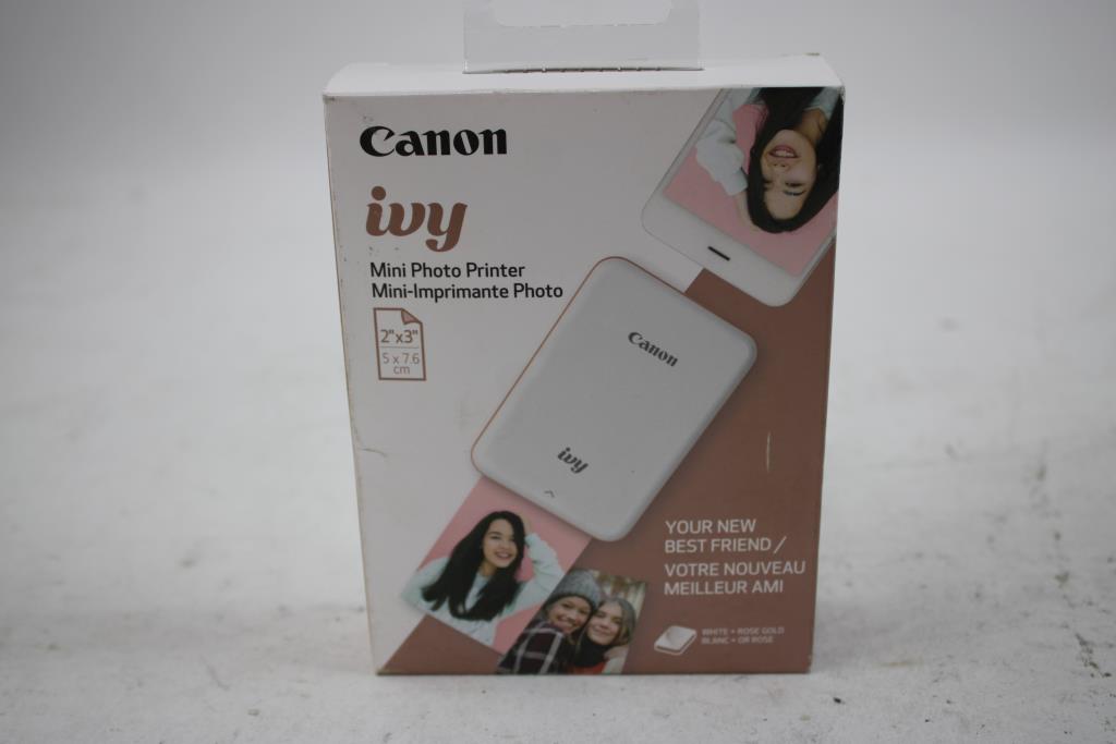 Canon Ivy Mini Photo Printer, Zink Photo Paper 20-Pack Sheets, 3 Pieces