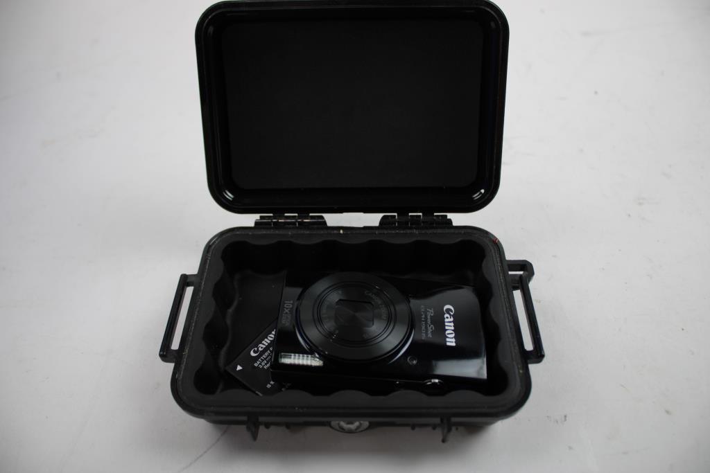 Canon PowerShot ELPH 190 IS Digital Camera In Pelican 1020 Micro Case