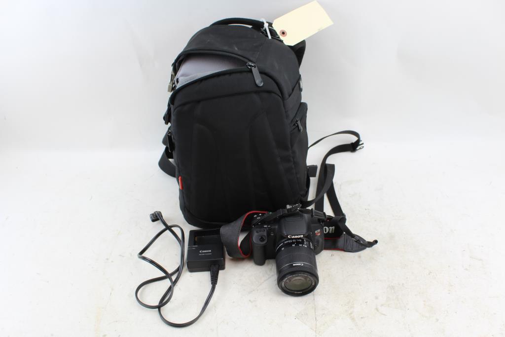 Canon Rebel T5i Digital Camera In Manfrotto Bag Property Room