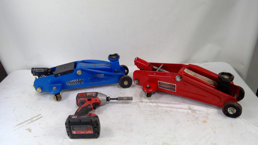 Car Jacks, Milwaukee 1/4" Hex Impact Driver, 3 Pieces